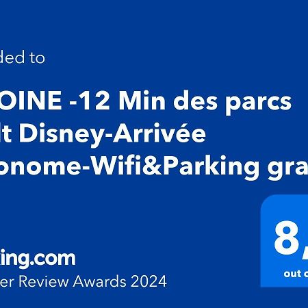Pivoine -12 Min Des Parcs Walt Disney-Arrivee Autonome-Wifi&Parking Gratuit Монтеврен Экстерьер фото